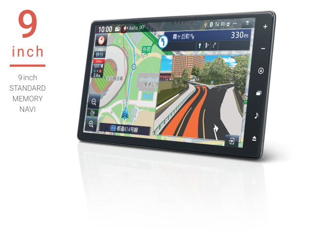 9inch STANDARD MEMORY NAVI