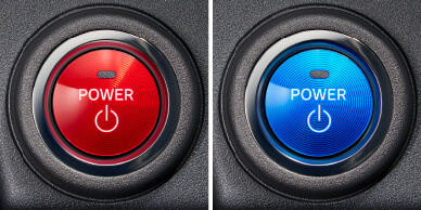 スタートボタンカバー(レッド)(ブルー)