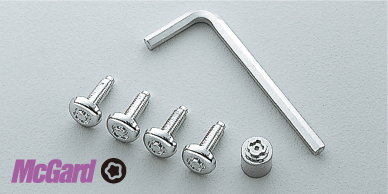 ナンバープレートロックボルト