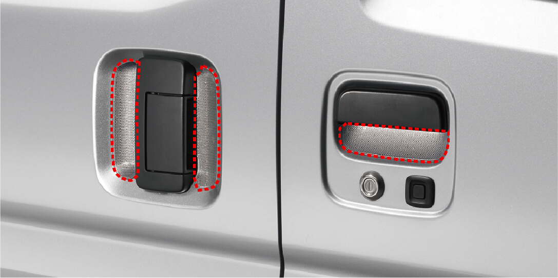 ドアハンドルプロテクション(クリア)