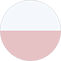 ホワイト × ブルーミングピンクメタリック