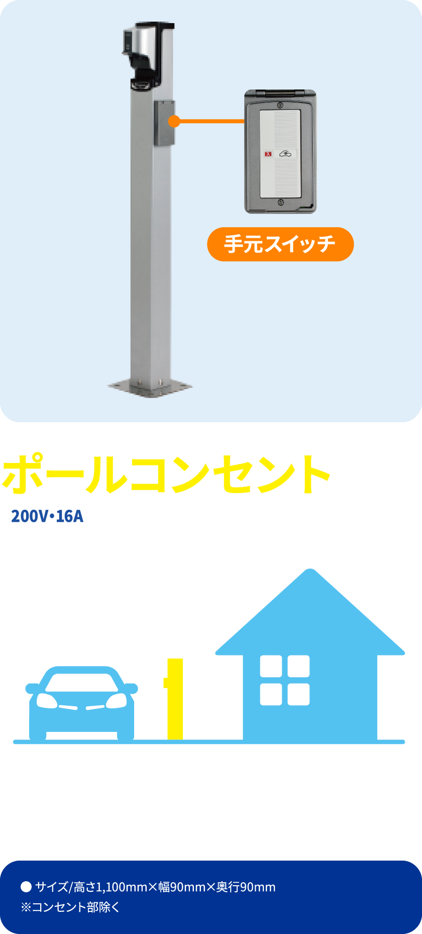 ポールコンセント