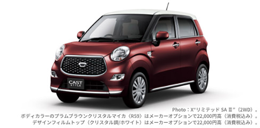 公式 キャスト スタイルの新車価格とグレード ダイハツ