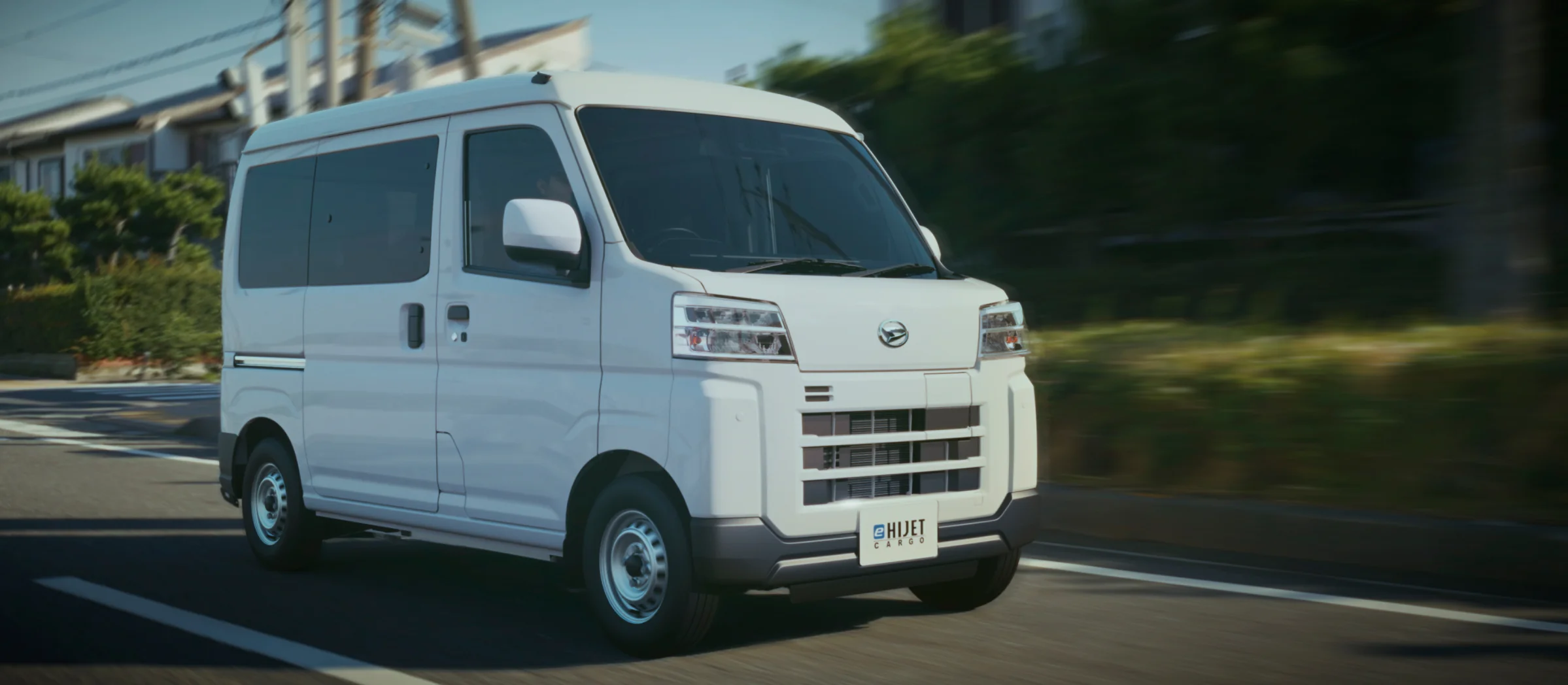 画像：e-ハイゼット カーゴが走行中の動画サムネイル