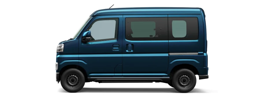 画像：横から見た車体