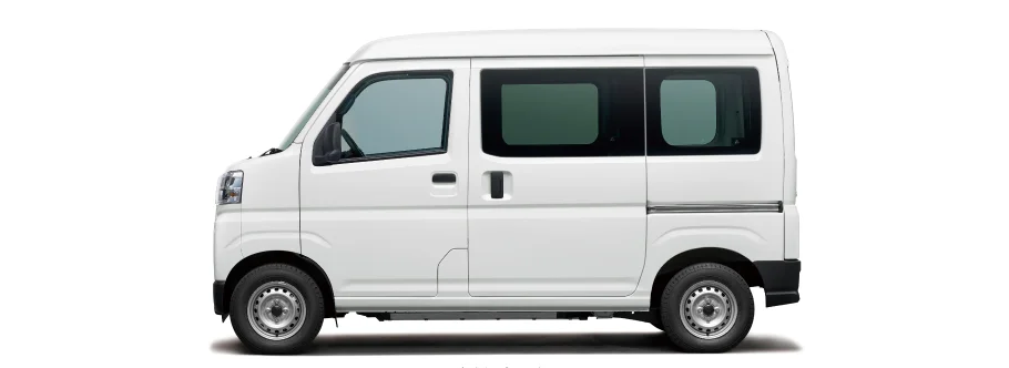 画像：横から見た車体