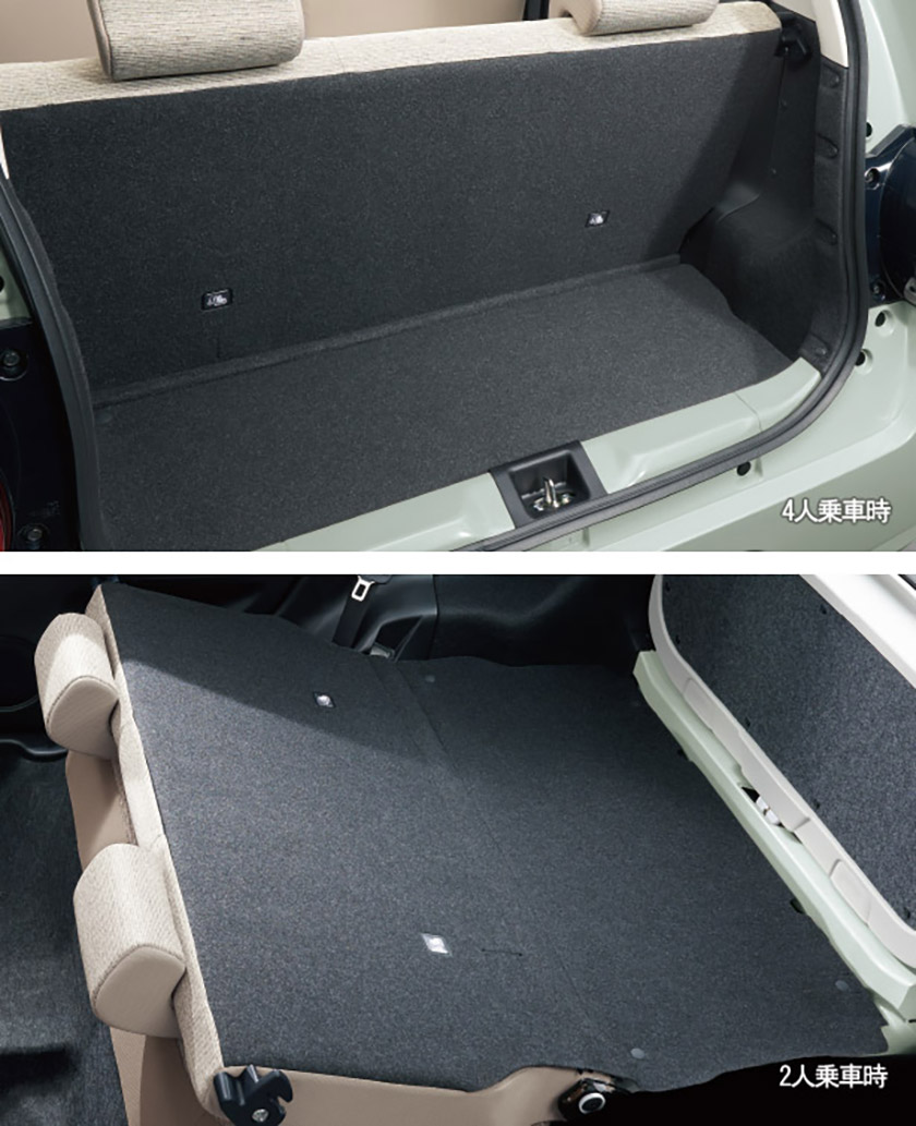 公式 ミラ トコットの車内空間と荷室 ダイハツ 公式 ミラ トコットの車内空間と荷室 ダイハツ