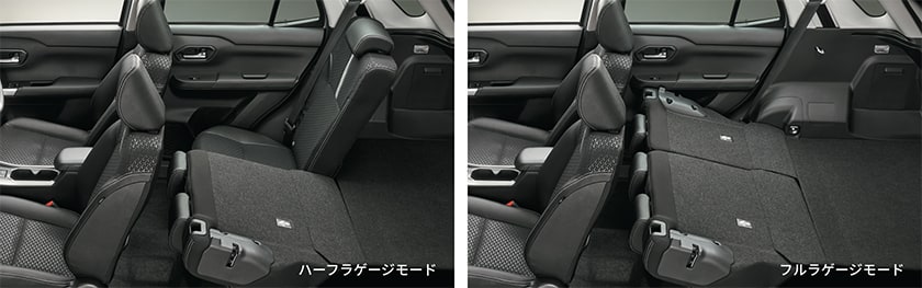 公式 ロッキーの車内空間と荷室 ダイハツ