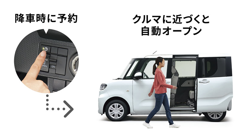 公式 タントの車内空間と荷室 ダイハツ
