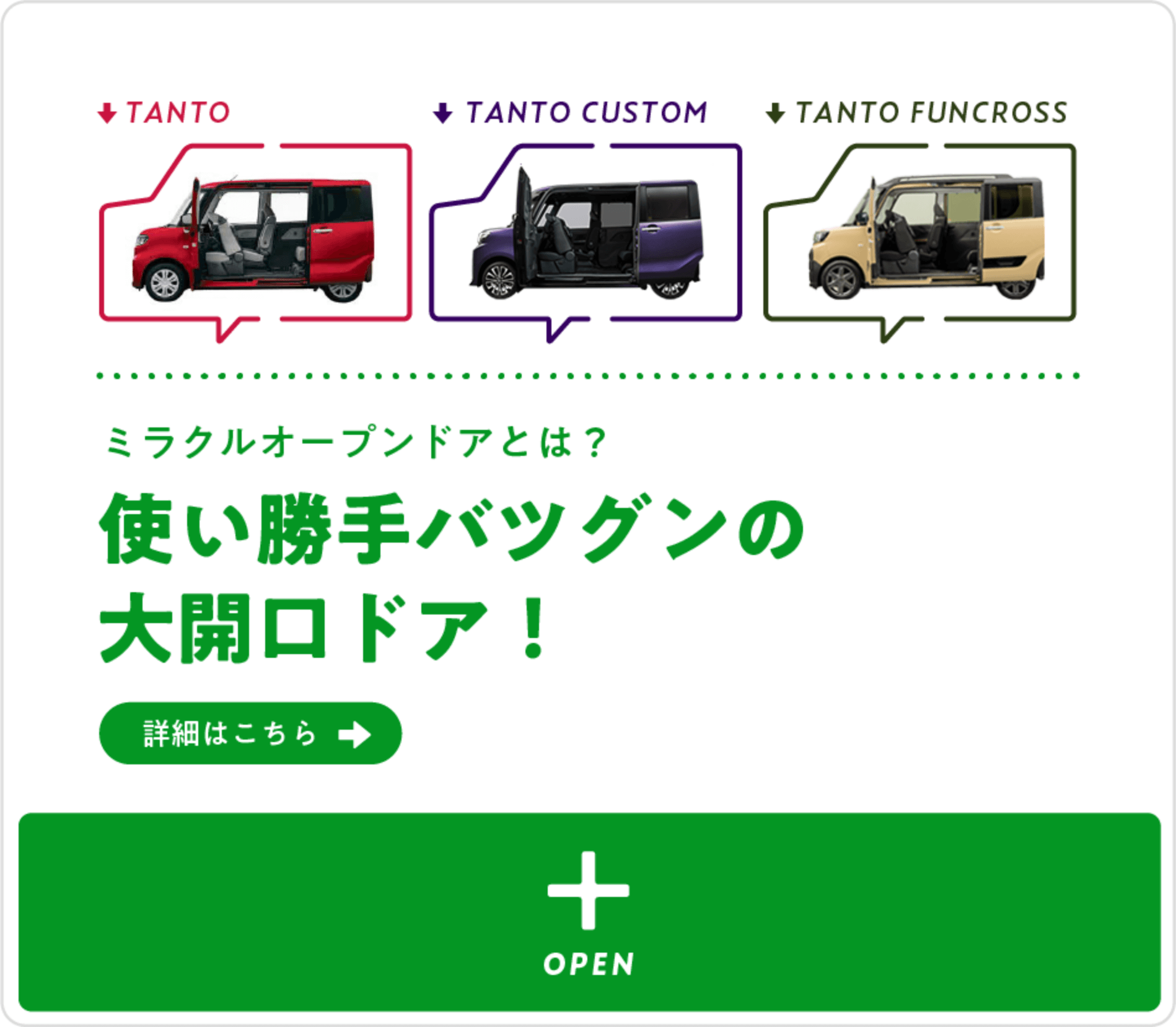 ミラクルオープンドアとは？