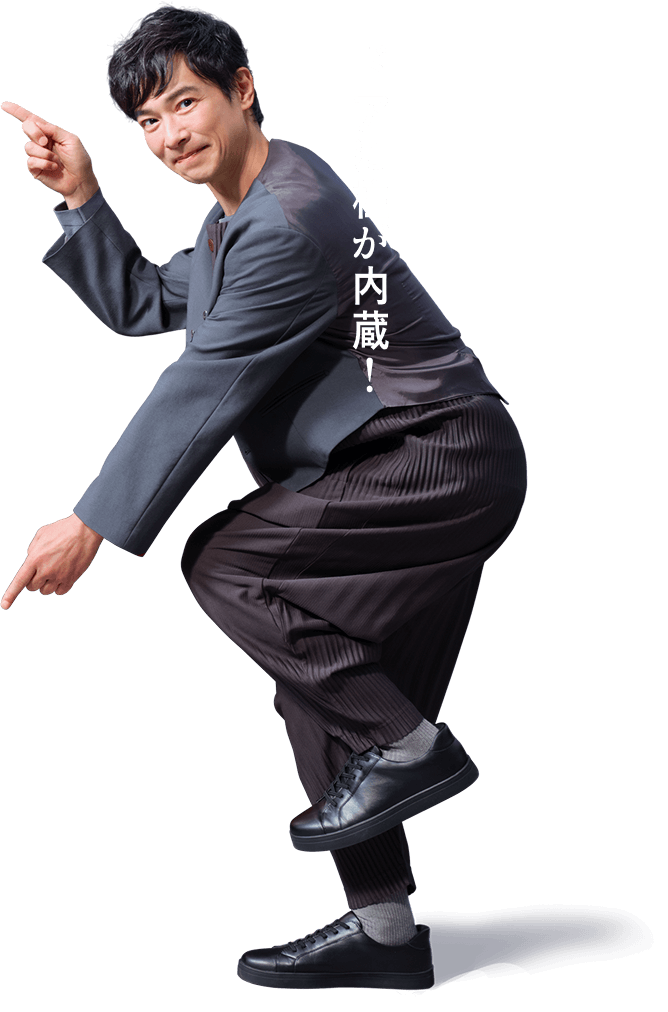 ドアに柱が内蔵！