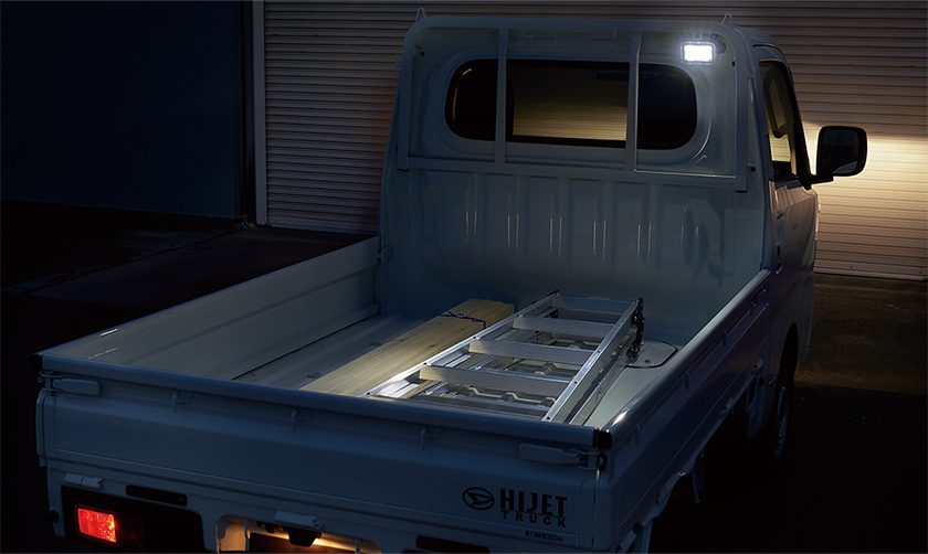 公式 ハイゼット トラックの車内空間と荷室 ダイハツ