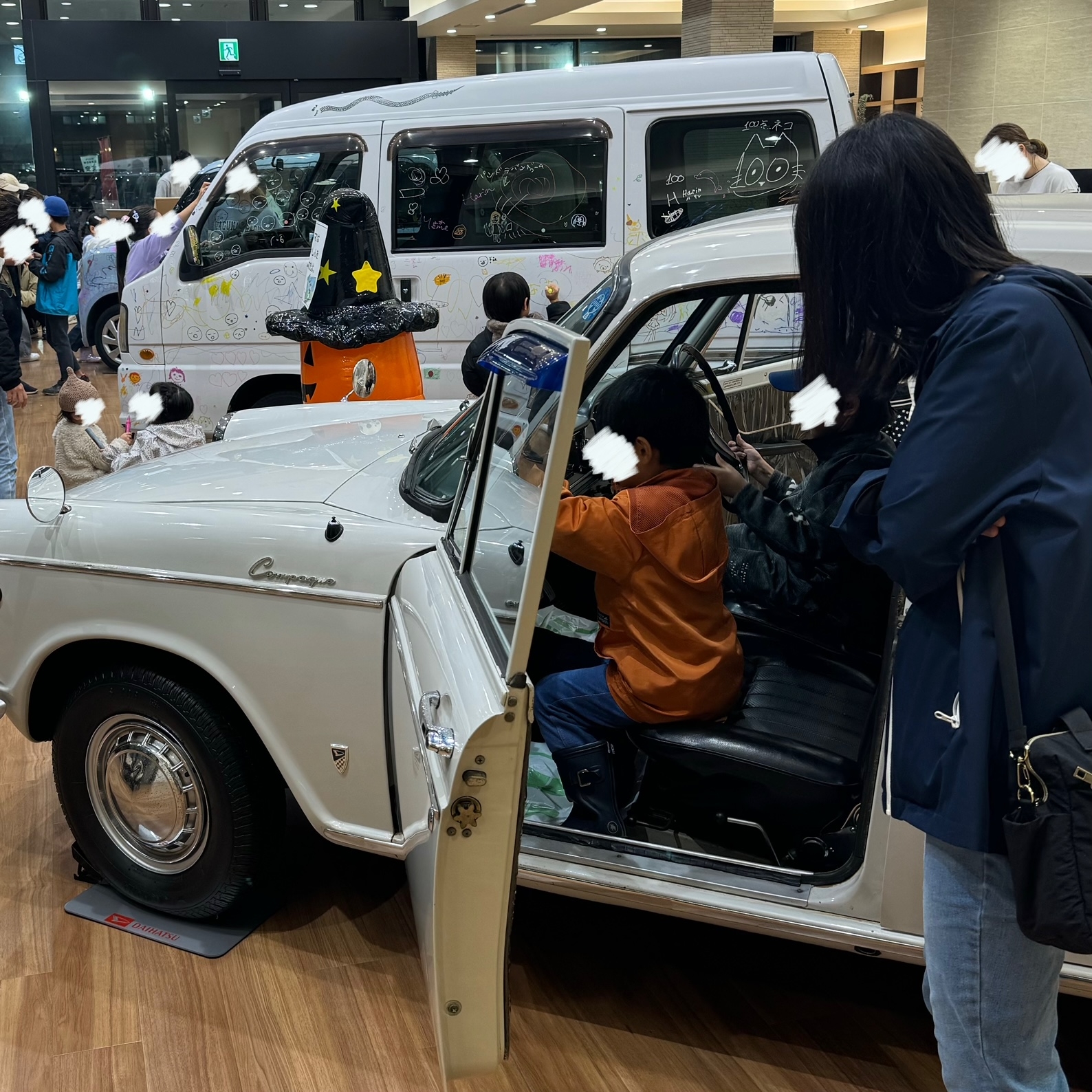 往年のベルリーナちゃんと写真撮影