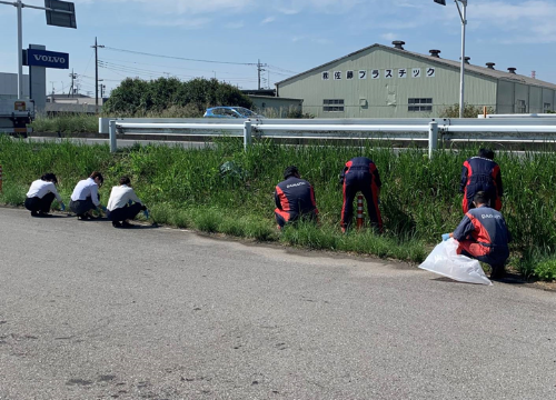 群馬ダイハツ 太田50号店 地域清掃