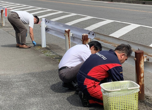 群馬ダイハツ 高崎南店 地域清掃
