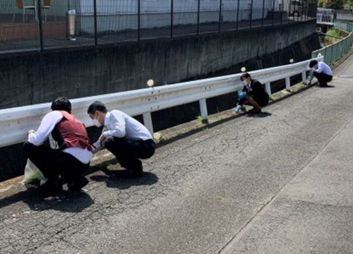 群馬ダイハツ 高崎北店 地域清掃