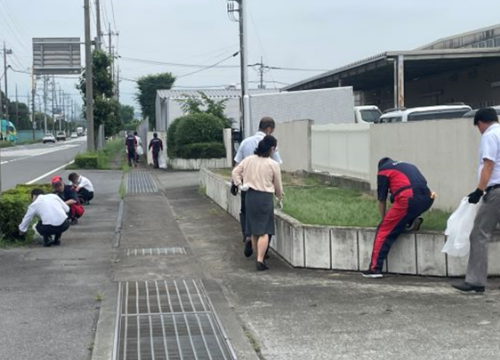 群馬ダイハツ 城南センター 地域清掃