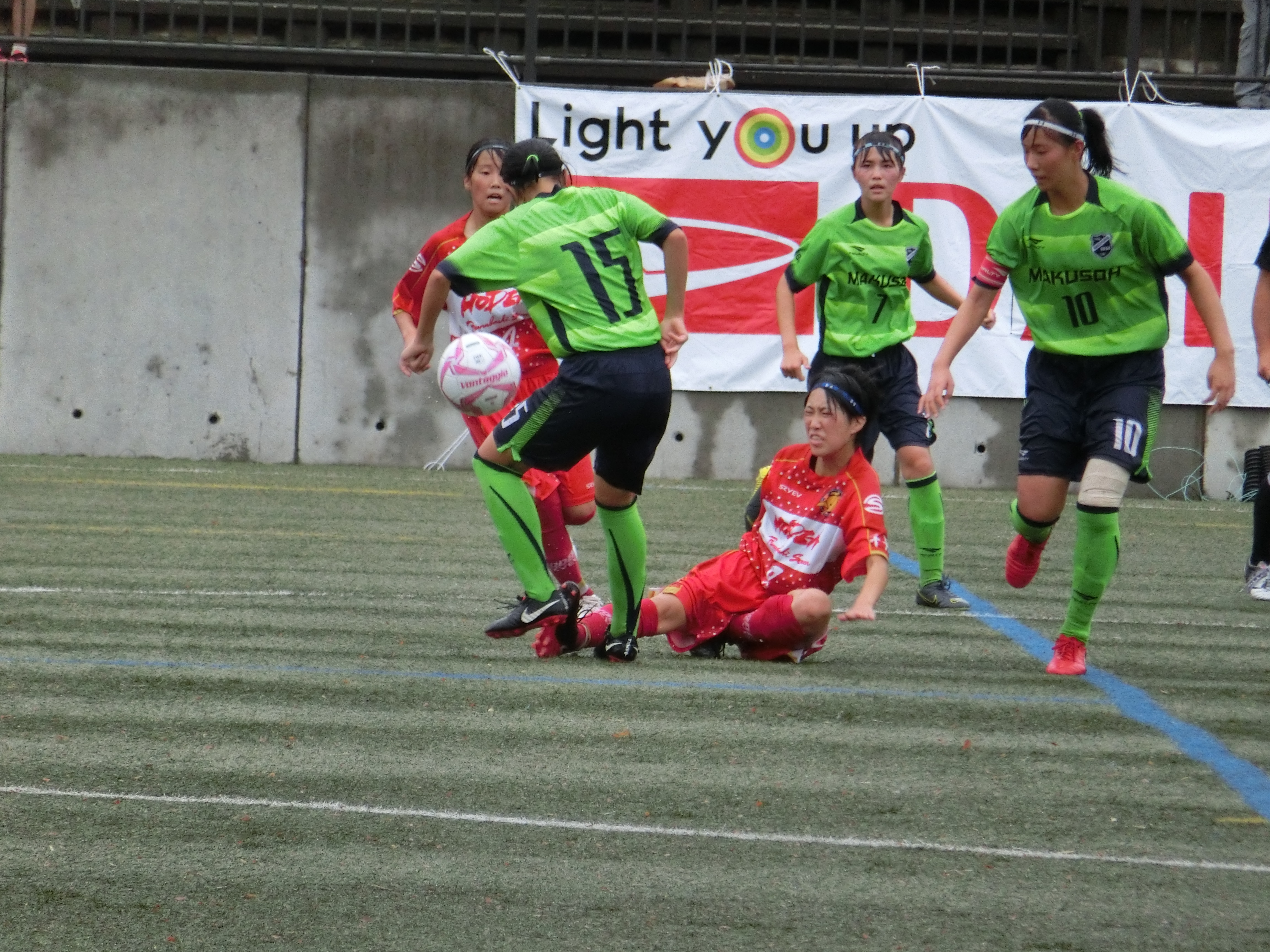 第28回千葉県高等学校女子サッカー選手権大会 決勝戦 3位決定戦 Light You Up アクション ダイハツ工業株式会社