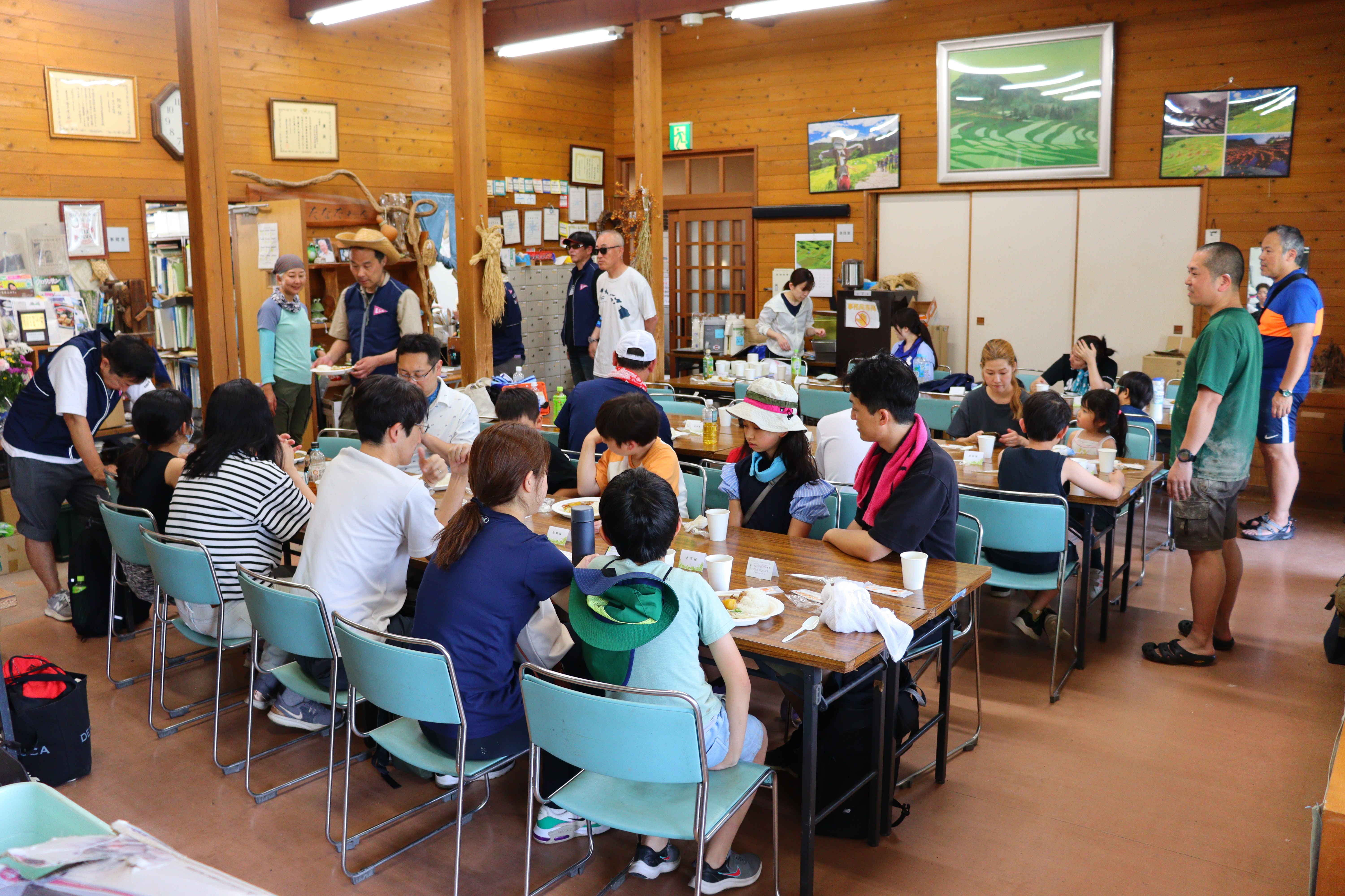 心地よい疲れが、「お腹空いたよ～」の声も