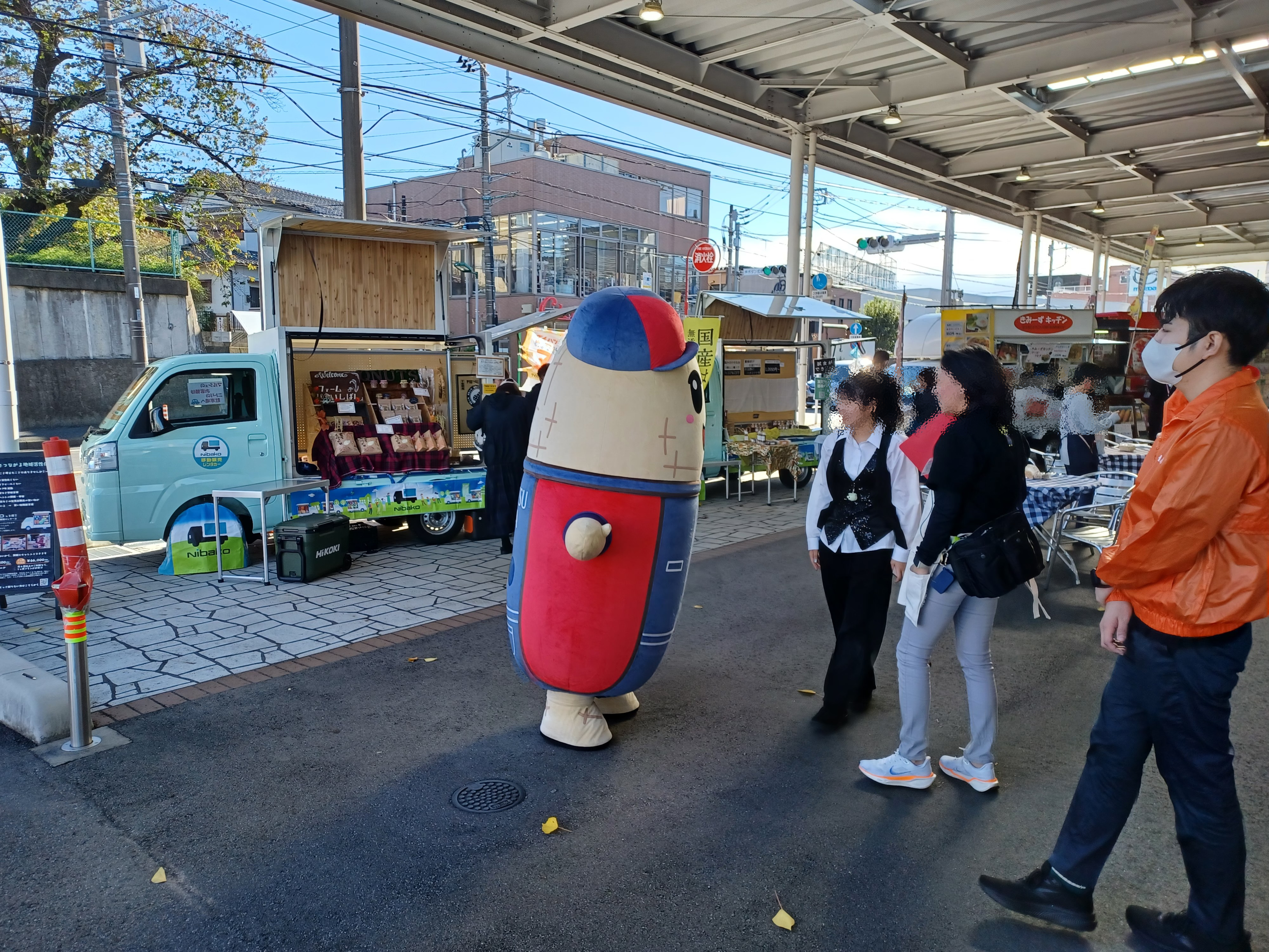 ダイピーも良い匂いに誘われ落花星から、降りてきました