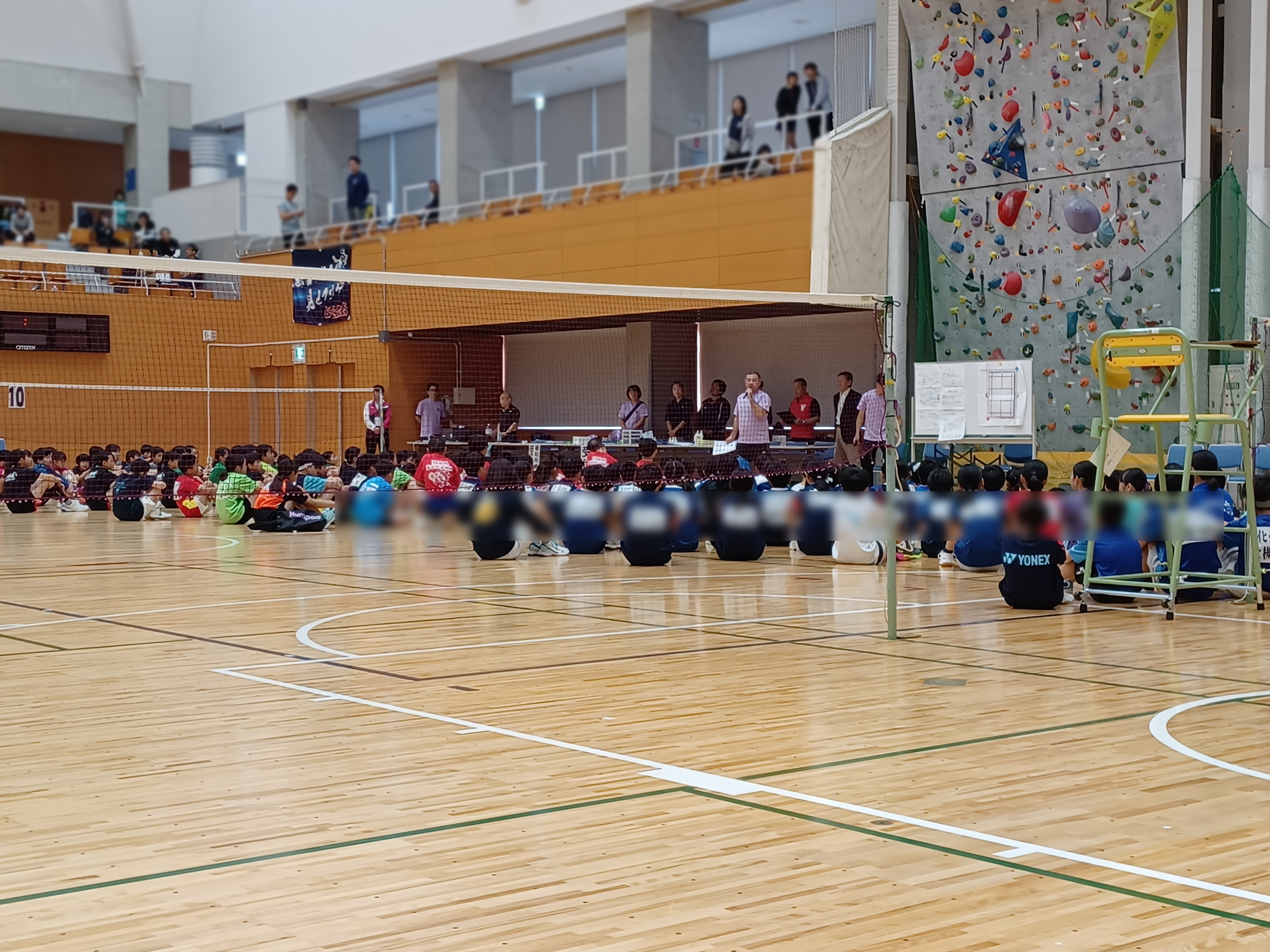 １日目印西市松山下体育館にて開会式が始まりました