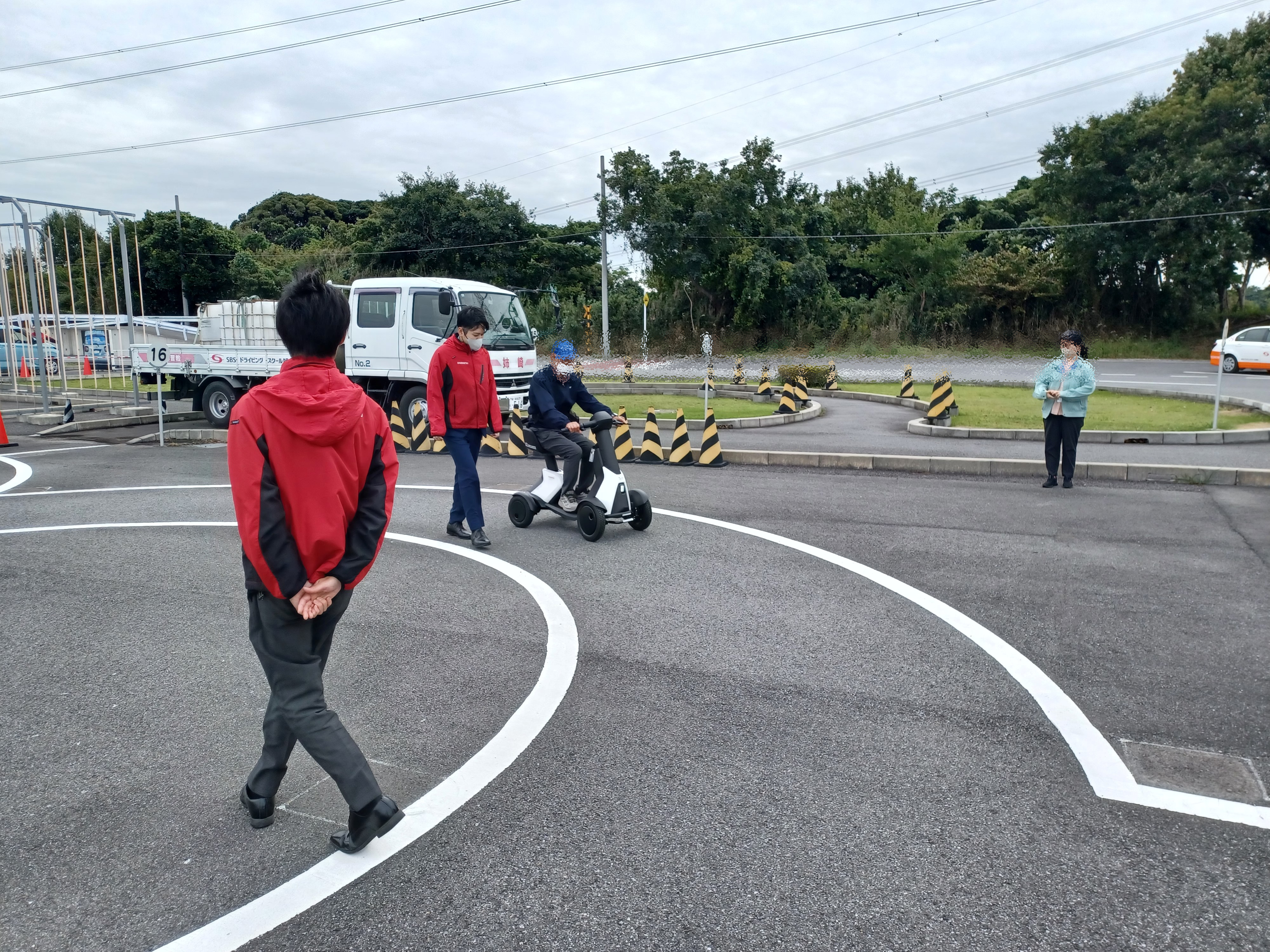 目線が自転車並みの高さで、見やすい高さ