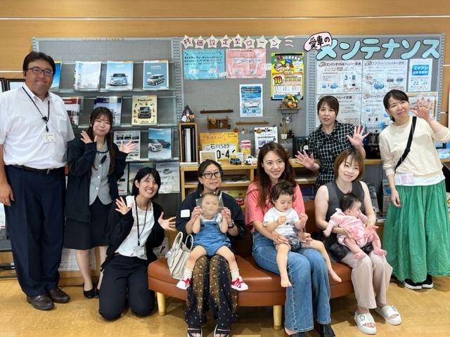 高柳店で足形フレームづくりイベント［ママスキー］を実施しました！  成長を見守る親御さんにとって素敵な時間になりました。