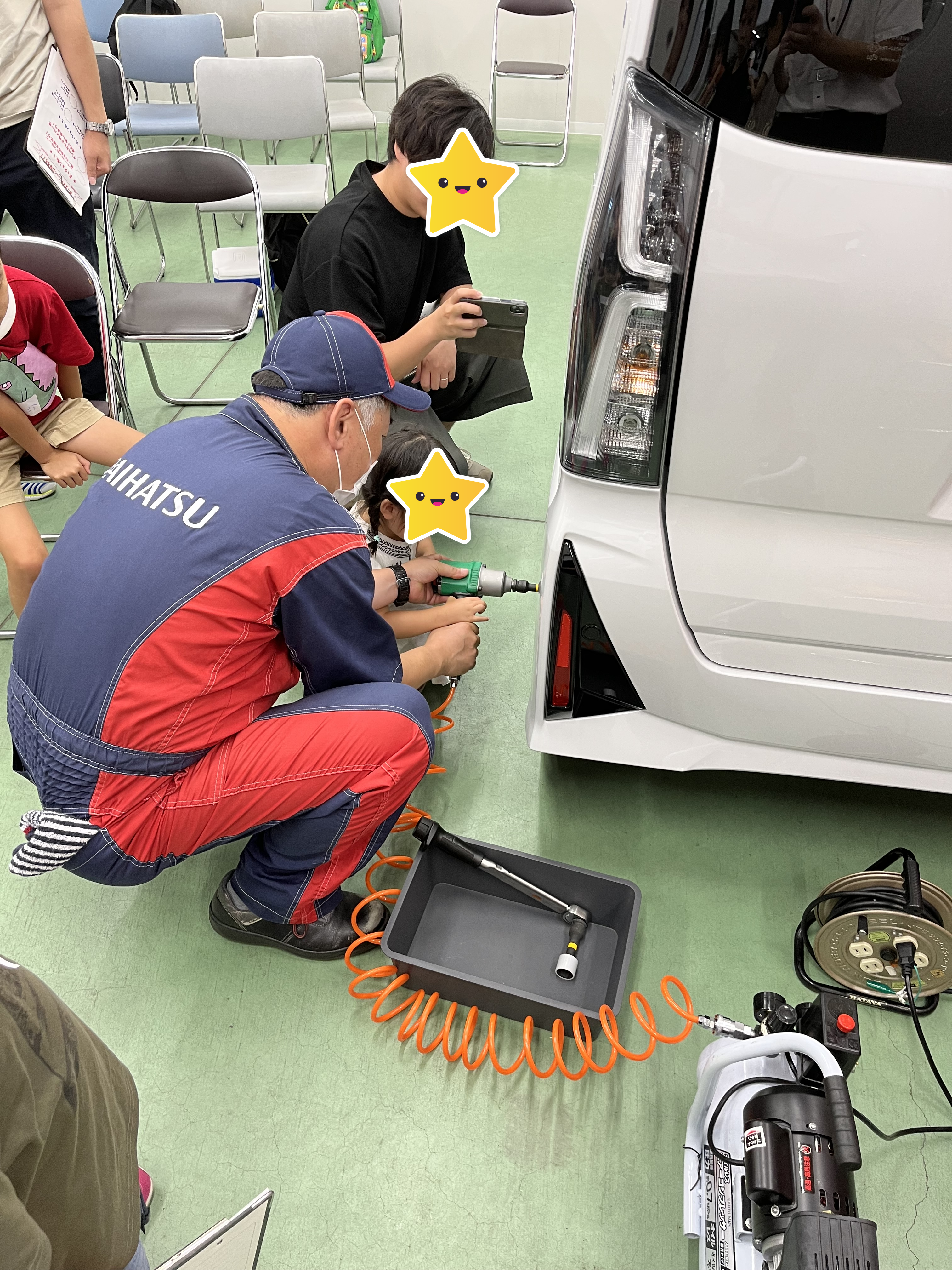 インパクトドライバーでボルトをしめよう!
