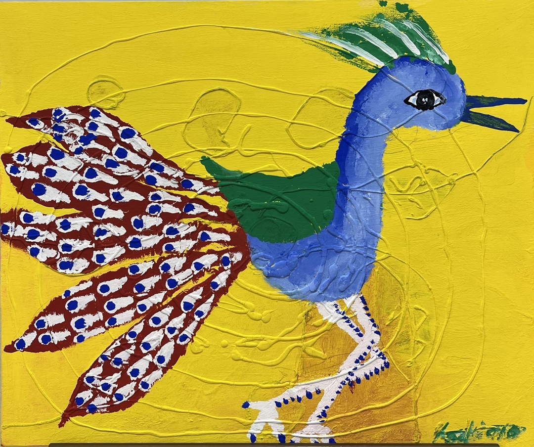 落合店　橋本賢二さん　「南の島の鳥」