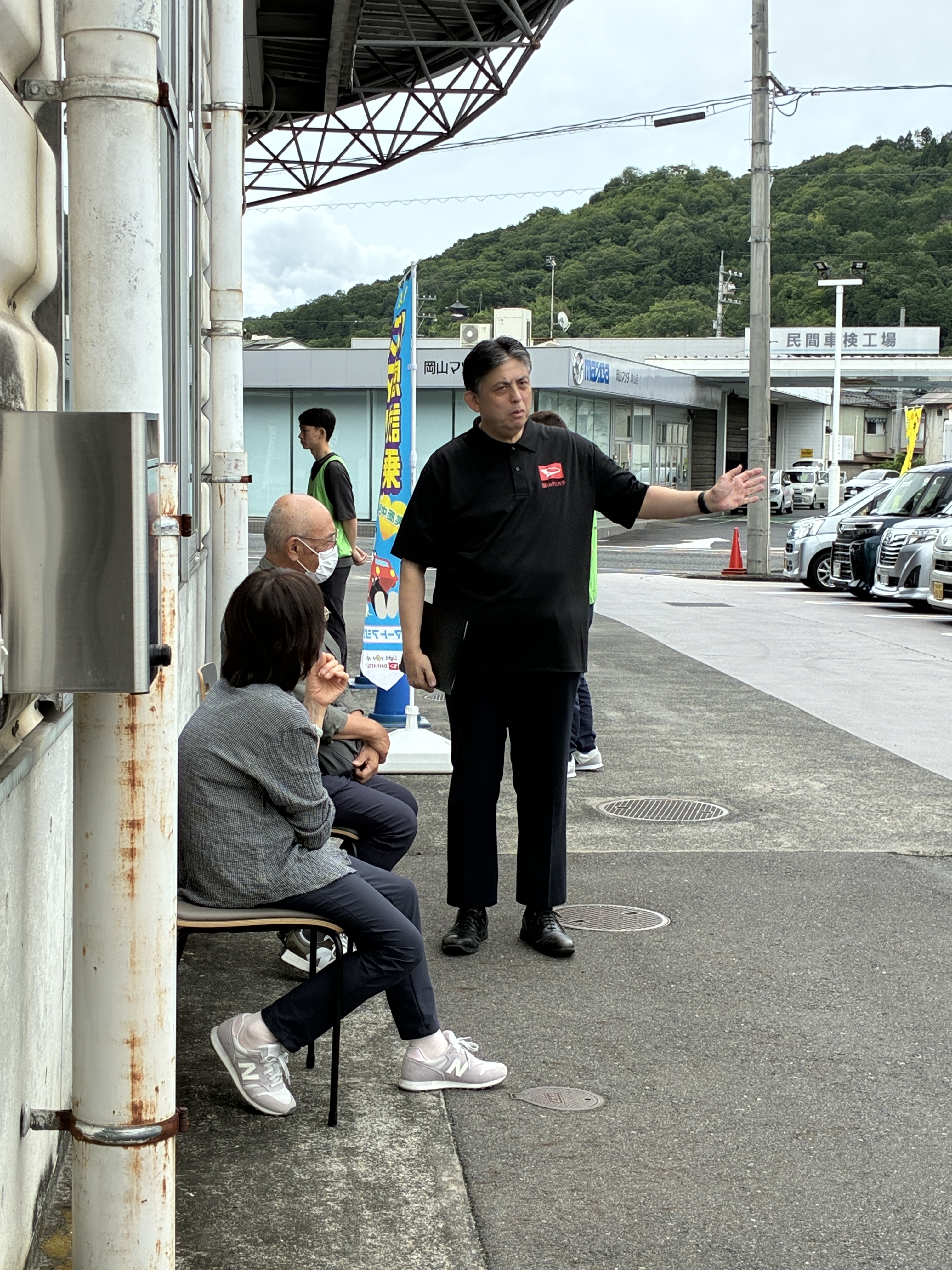 スマアシ体験を済ませた参加者にもお声掛け「いかがでしたか？」