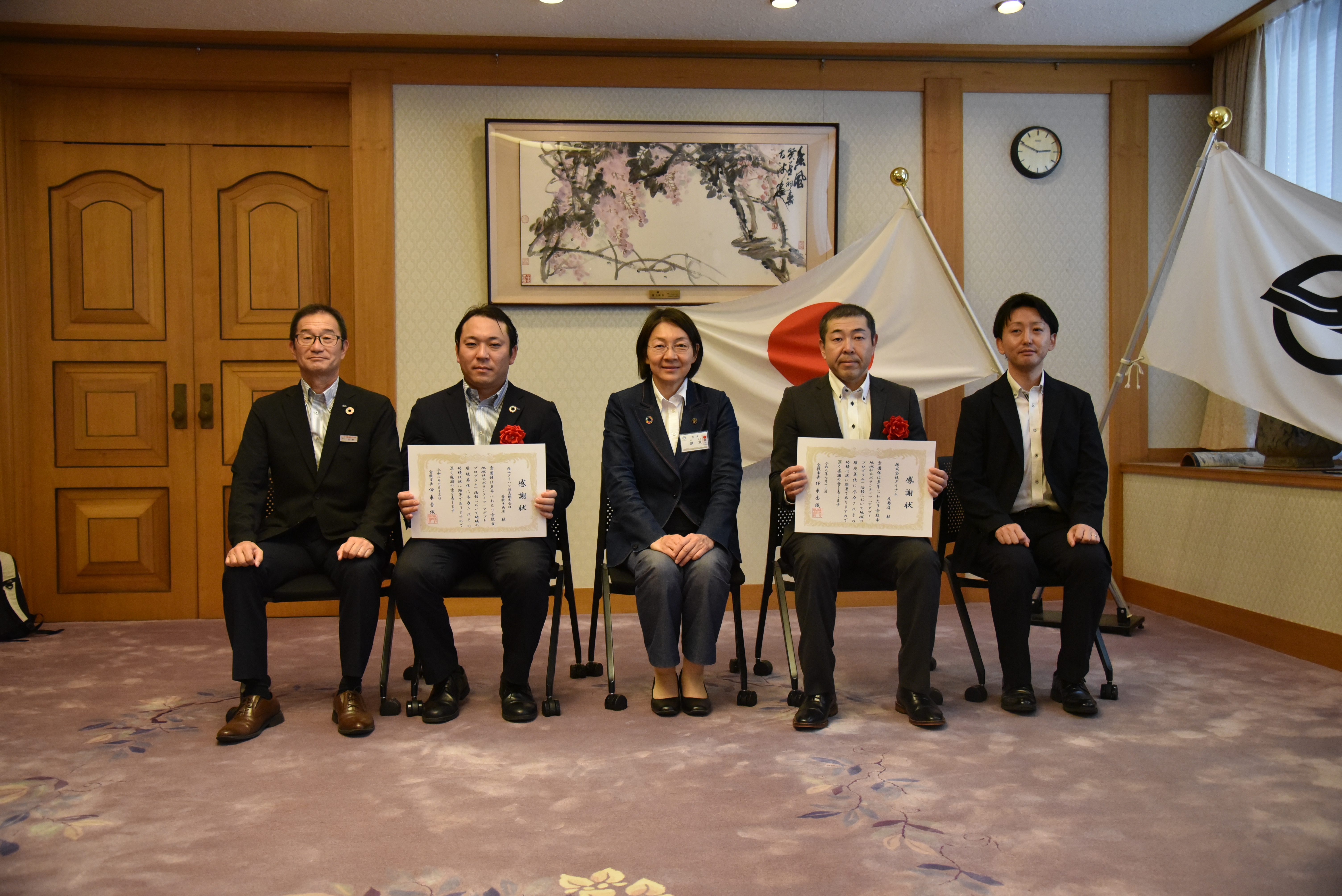 記念撮影。