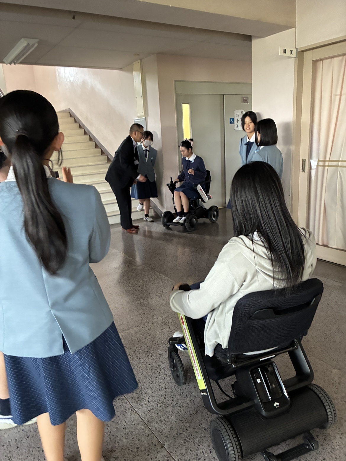 『こっちの方が操作しやすいね～』