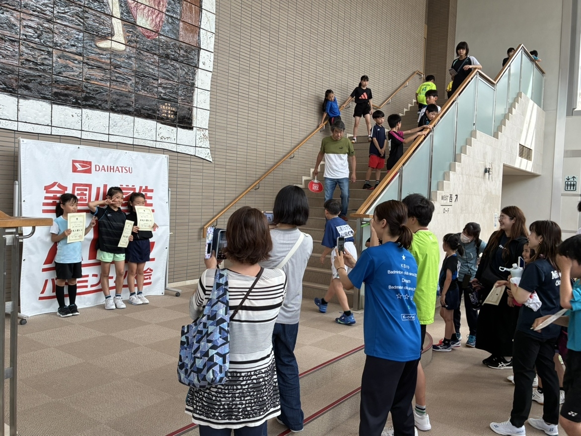 スクエア幕は記念撮影にもってこい