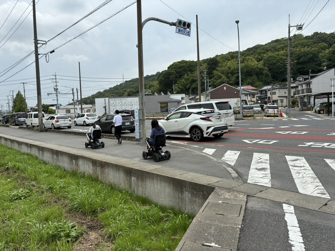 大きな通りにチャレンジ