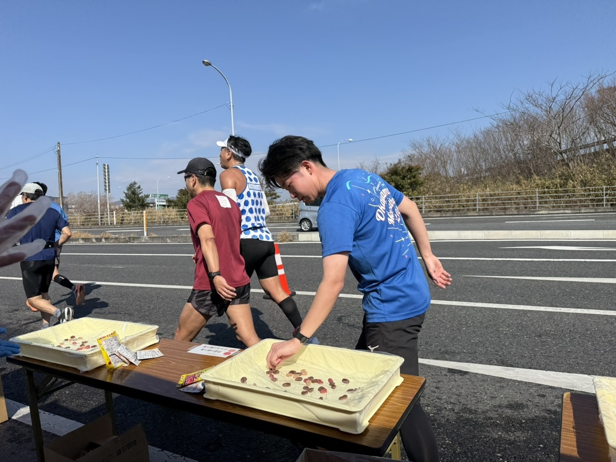 ミネラル補給に干し梅・ねり梅も喜ばれました