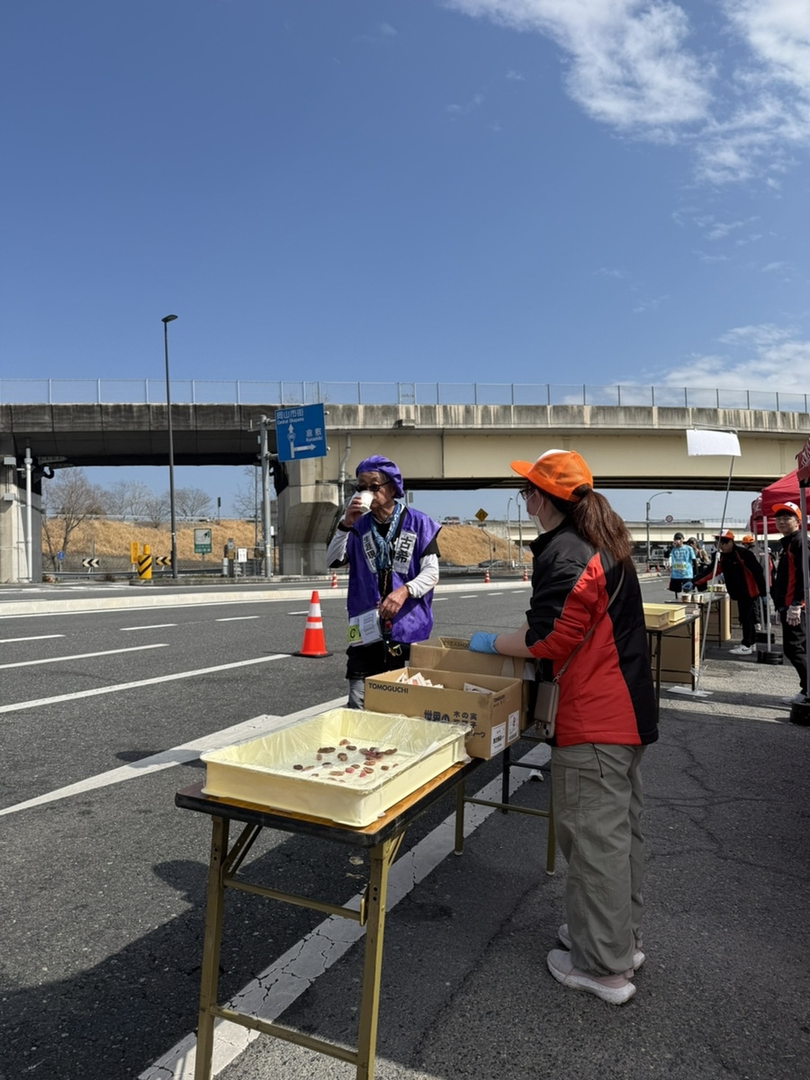 こちらの高齢ランナーは昨年も参加されてましたね！