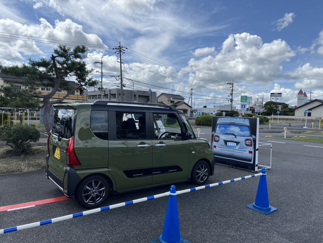 1m位手前で停止しました!