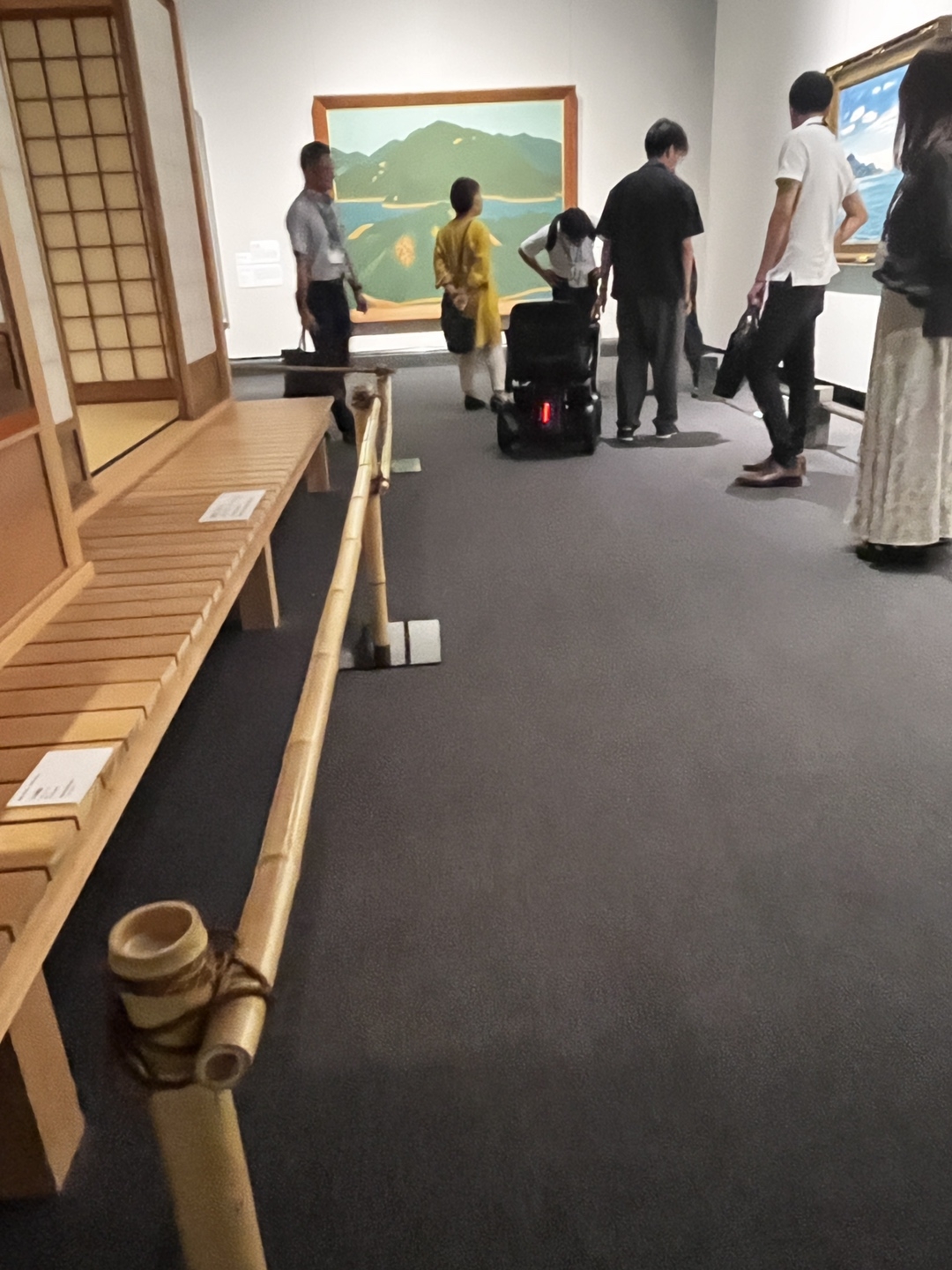 こちらは ”和” の展示品で安全柵が竹で出来ています