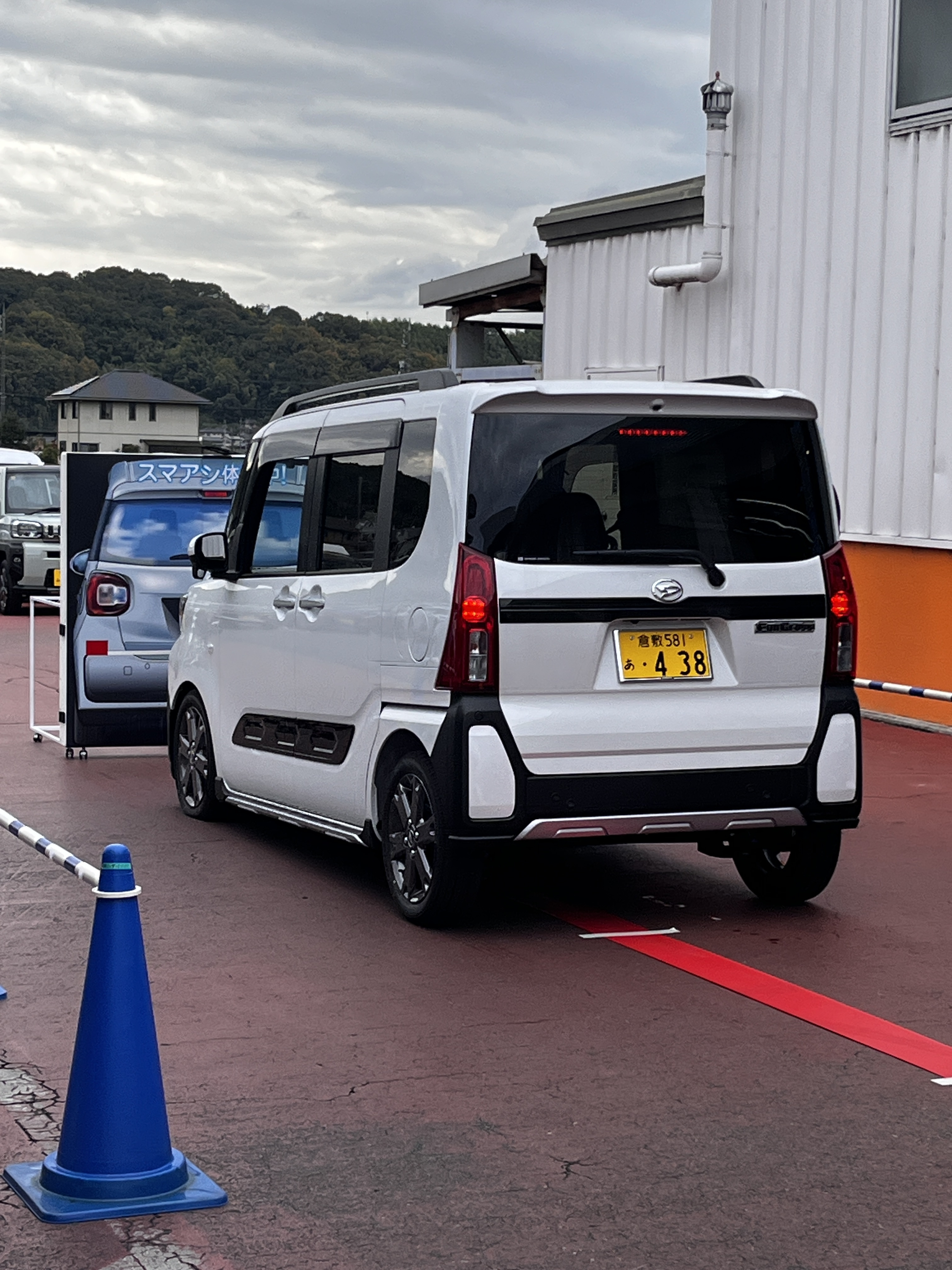 今回のサポカー体験はタントファンクロスです