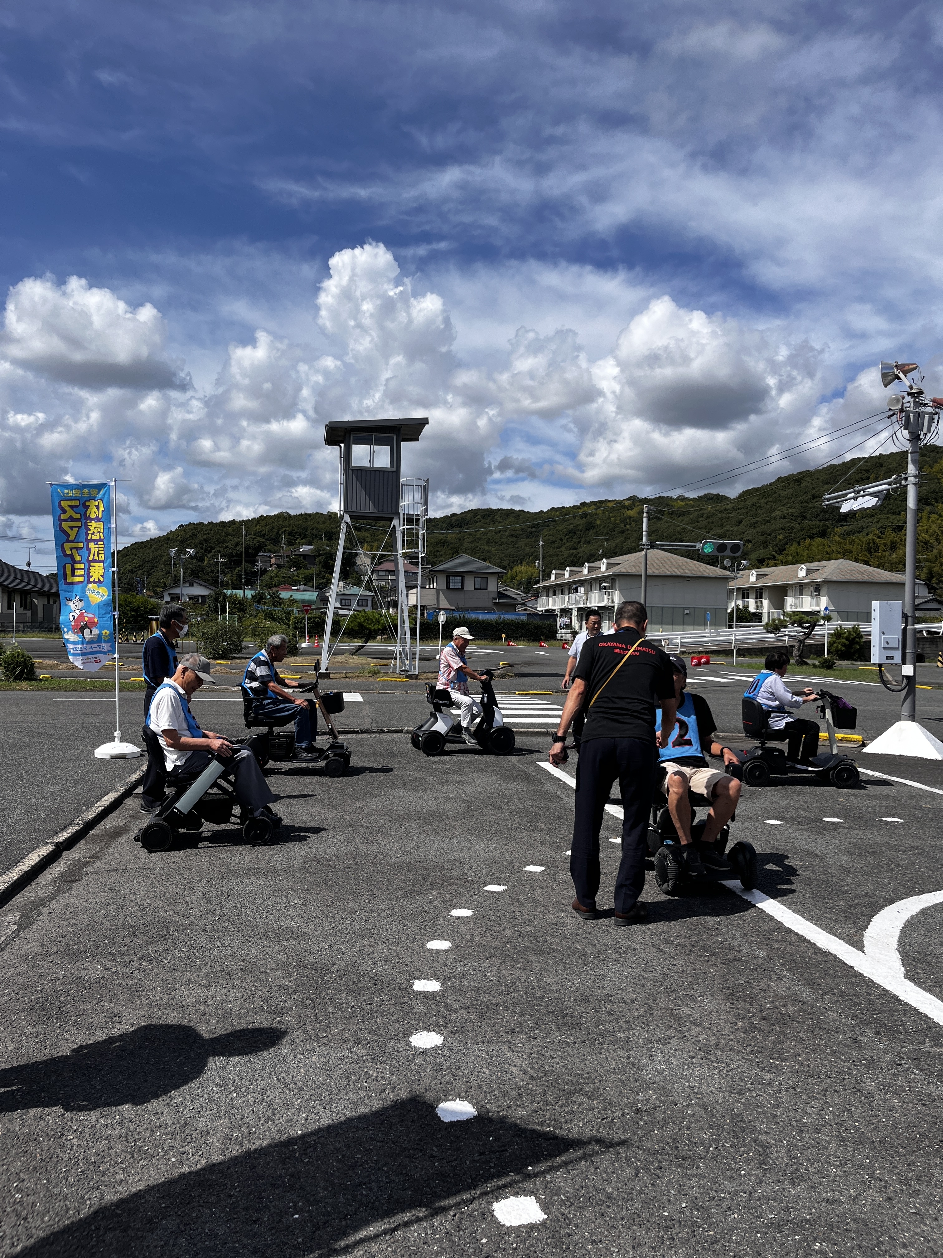 用意した近距離モビリティは全部出払いました