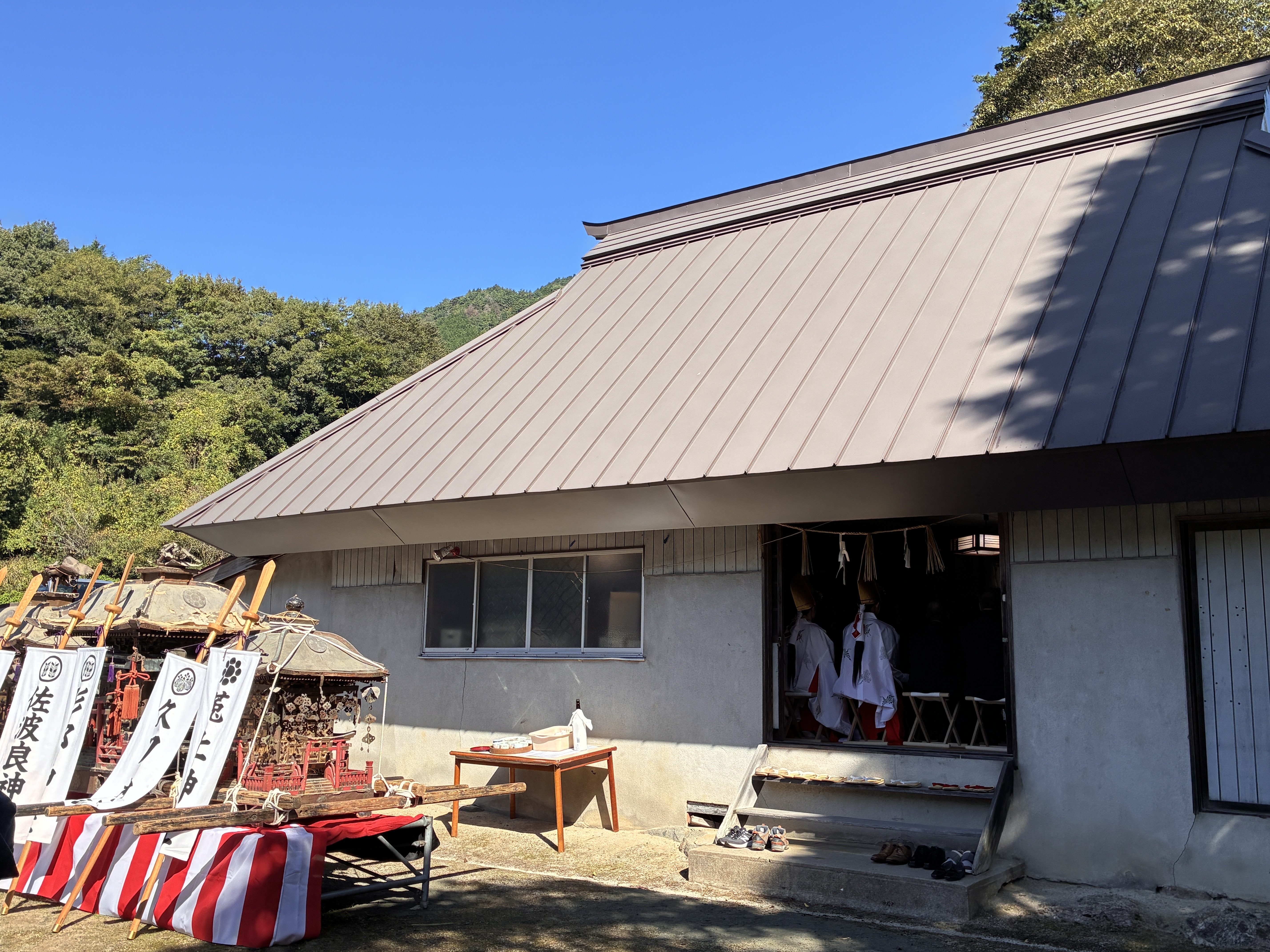 最初に二宮で神事が始まりました