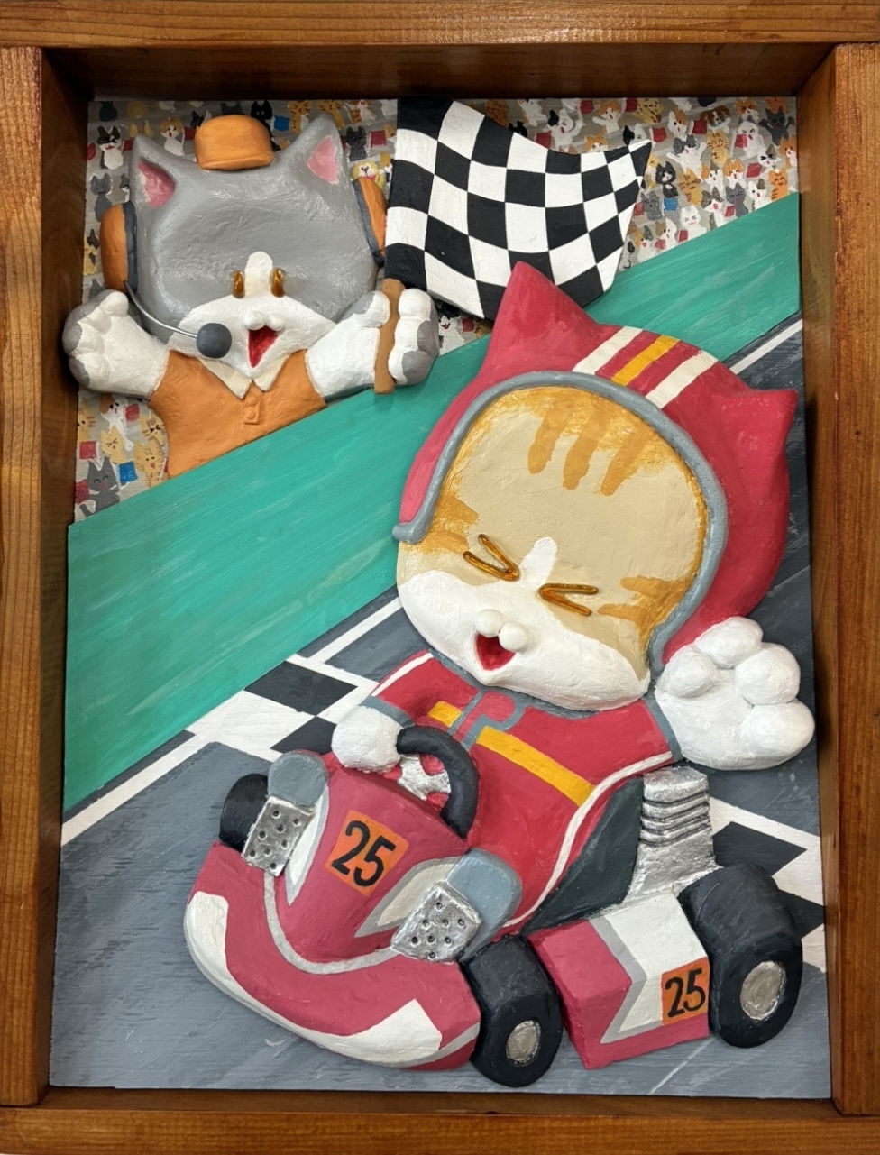 中古車センター「やったー！優勝ニャー‼」下村良作さん