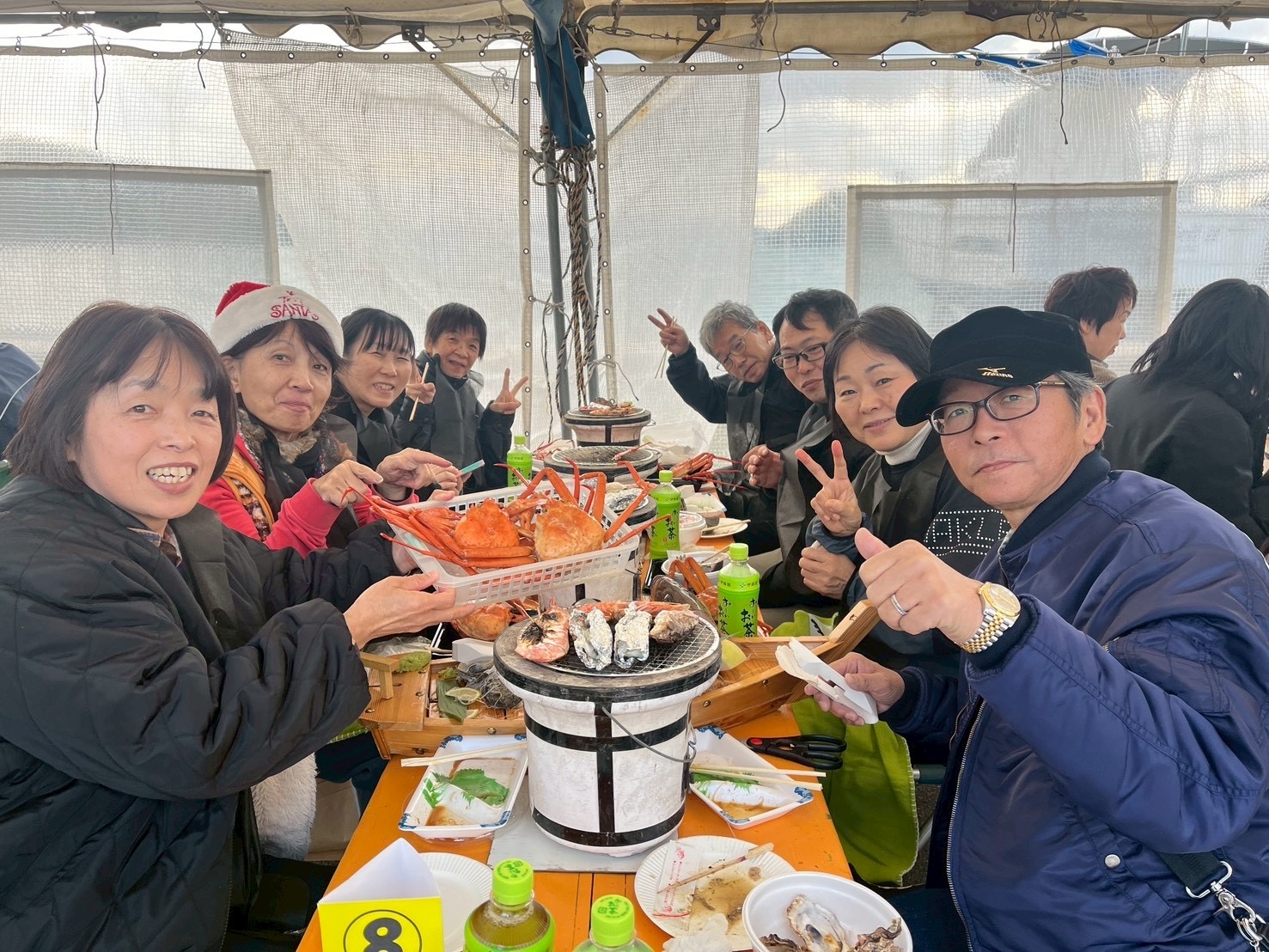 ▲1人1匹のカニ