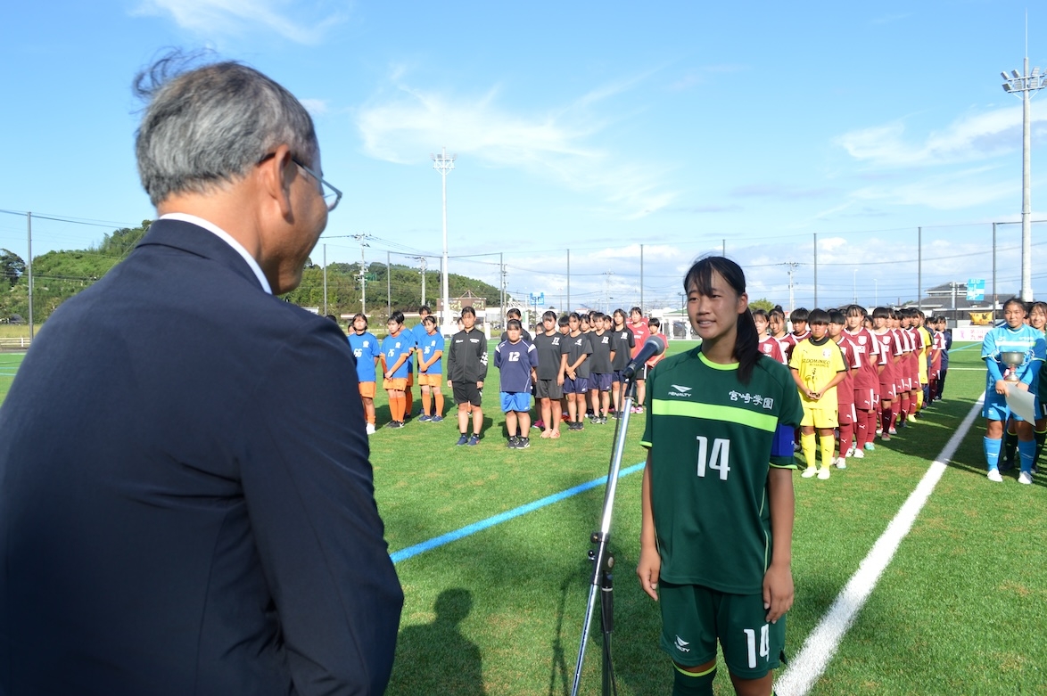 宮崎学園のキャプテン・西美咲選手