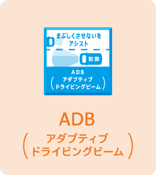 ADB(アダプティブドライビングビーム)